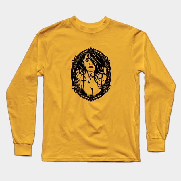 Mesmerizing Medusa Long Sleeve T-Shirt by AlmostMaybeNever